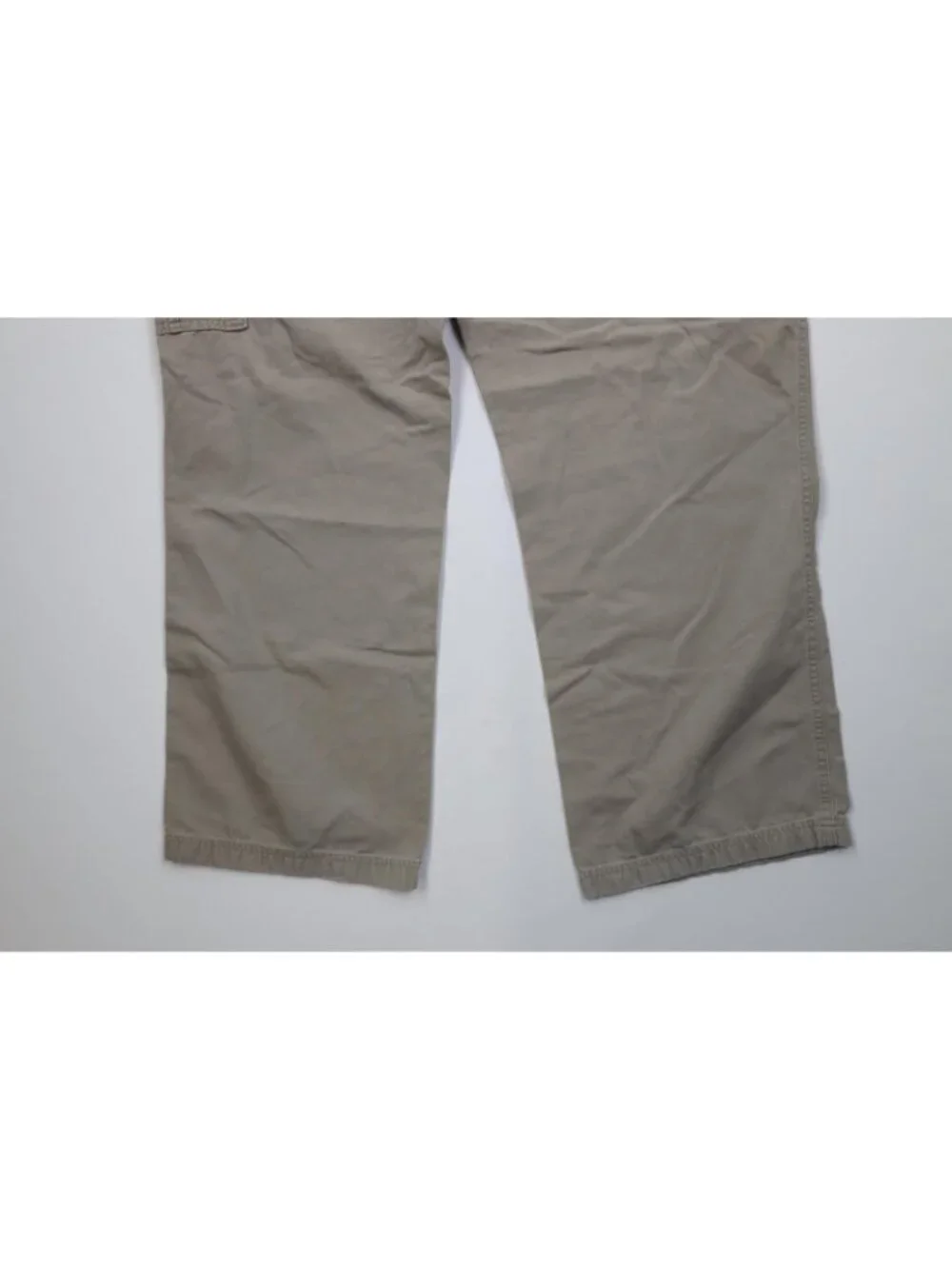 Vintage Y2K The North Face Mens 40x32 Faded Baggy Wide Leg Cargo Pants Beige